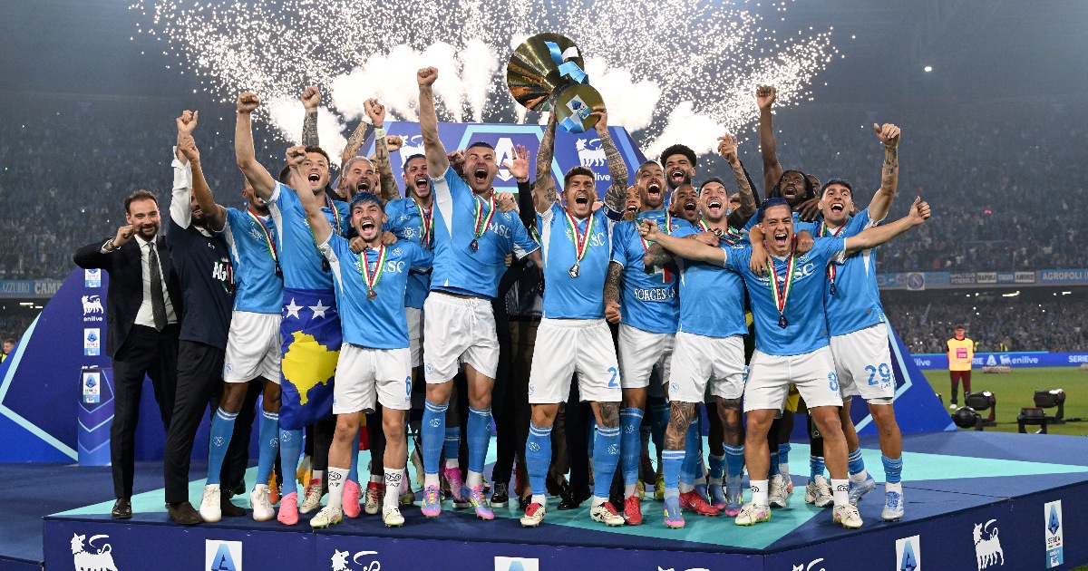 Il Napoli vince lo scudetto 2024-25