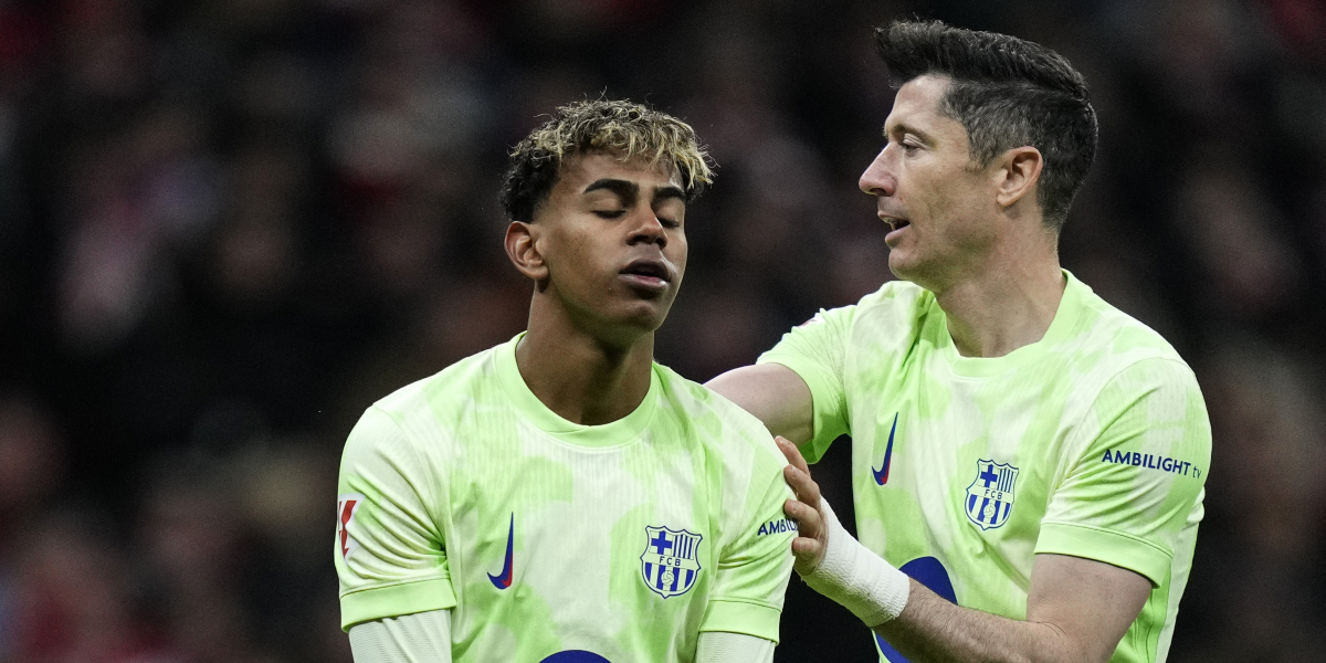 Lewandowski e Yamal, Barcellona